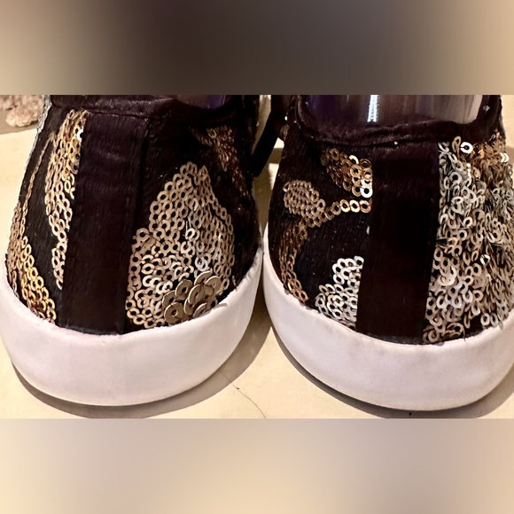 EUC 💠 Kaari Blue “Haven” Black Sequined Sneakers Size 9 - Picture 5 of 11